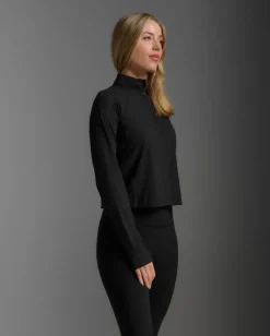 Flex Waffle 1/2 Zip Long Sleeve