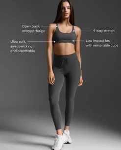 Fluid Open Back Bra