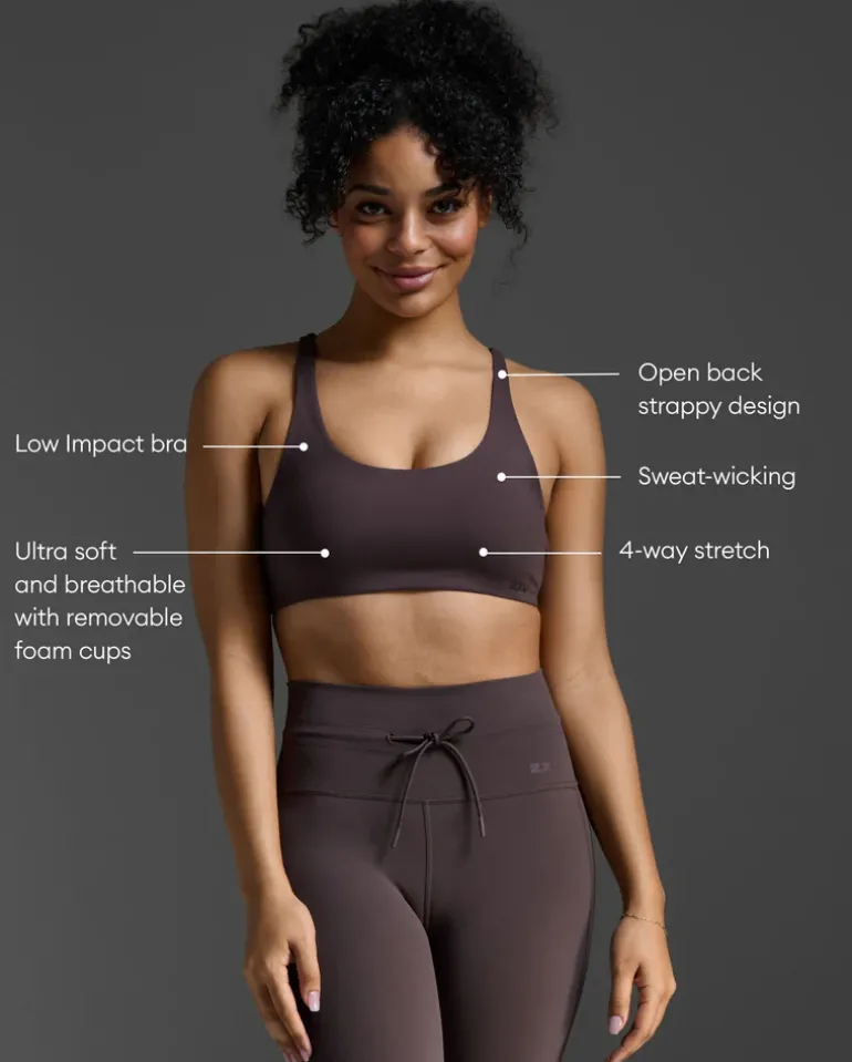 Fluid Open Back Bra