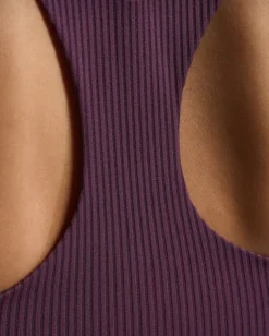 Ribbed Longline Low Impact Bra